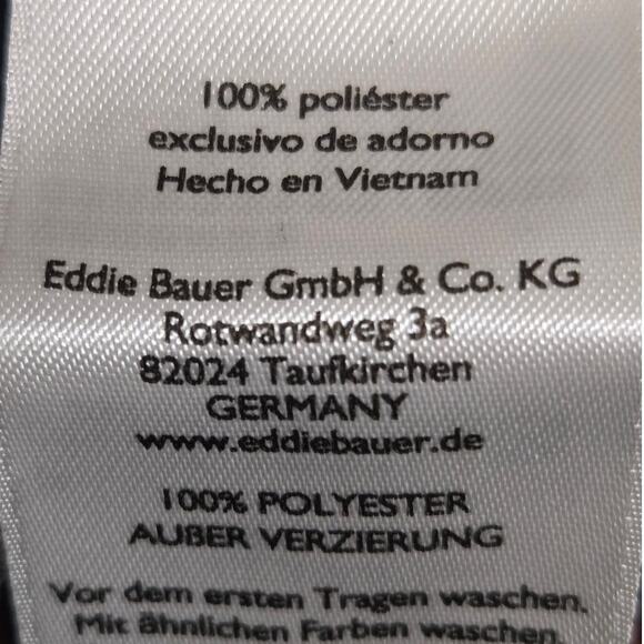 Eddie Bauer Aztec Print Fleece Quarter Zip Pullover Women's Large Warm - Picture 10 of 10